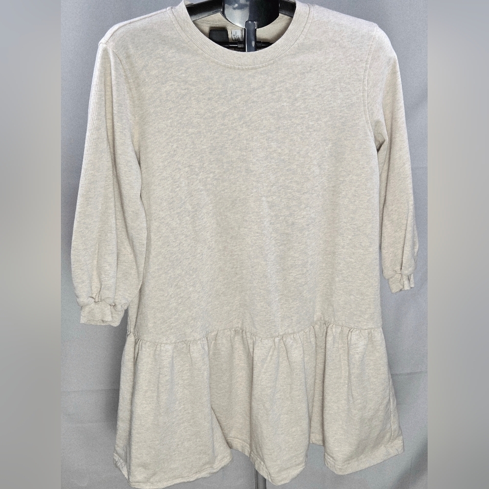 Paris Atelier & Other Stories Oversize Elevated Basic Sweatshirt Dress,‎ Small